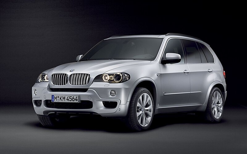 silver bmw x5 suv