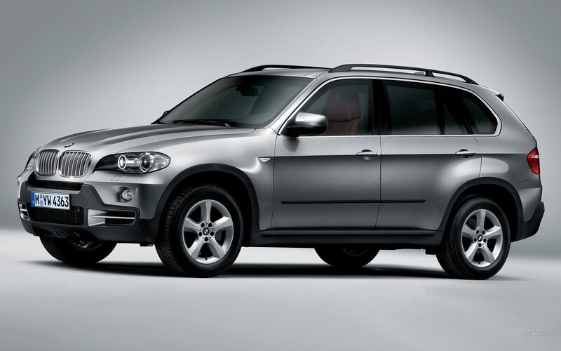 silver bmw x5 suv