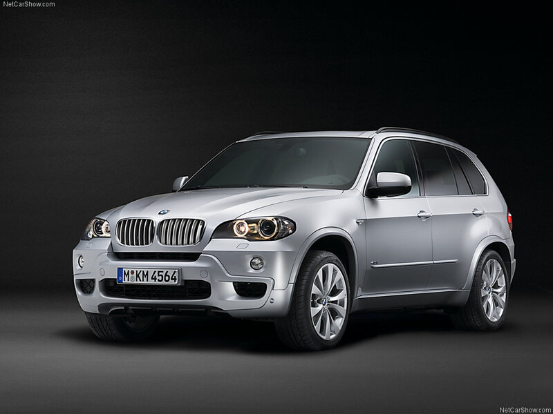 Silver Bmw X5 Suv — Dramatic