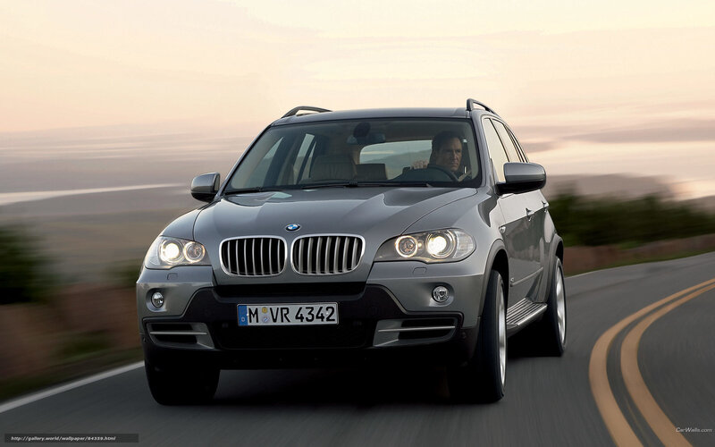 Silver BMW X5