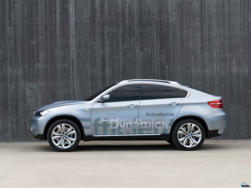 Silver BMW X6 ActiveHybrid