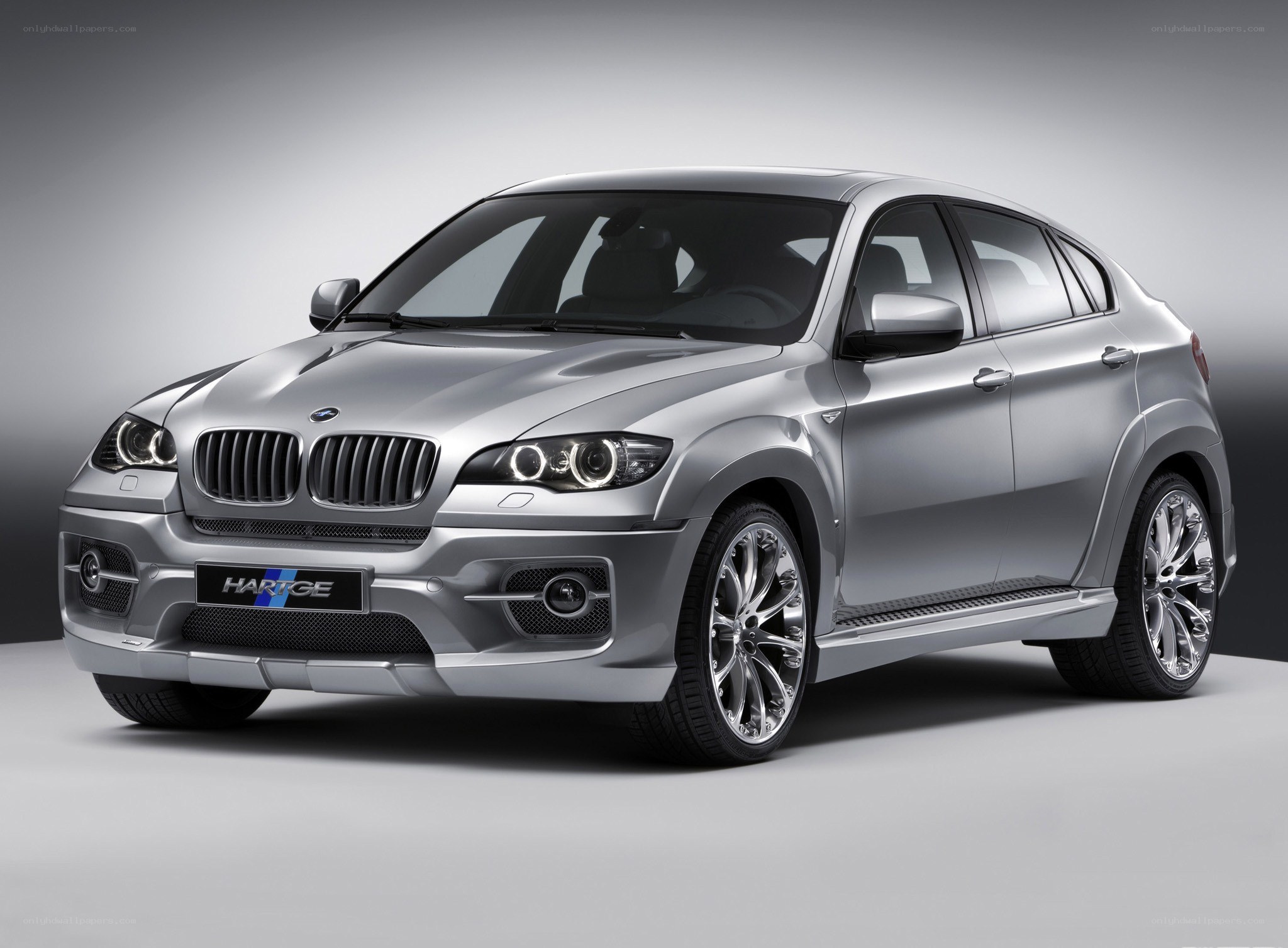 Silver BMW X6 by Hartge
