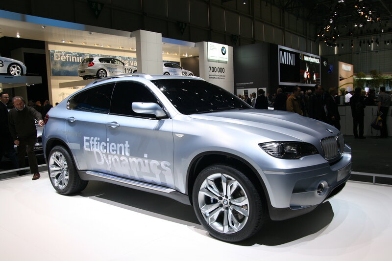 Silver Bmw X6 Concept