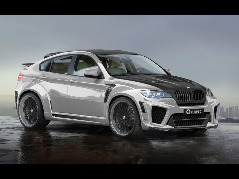 silver bmw x6 m g-power