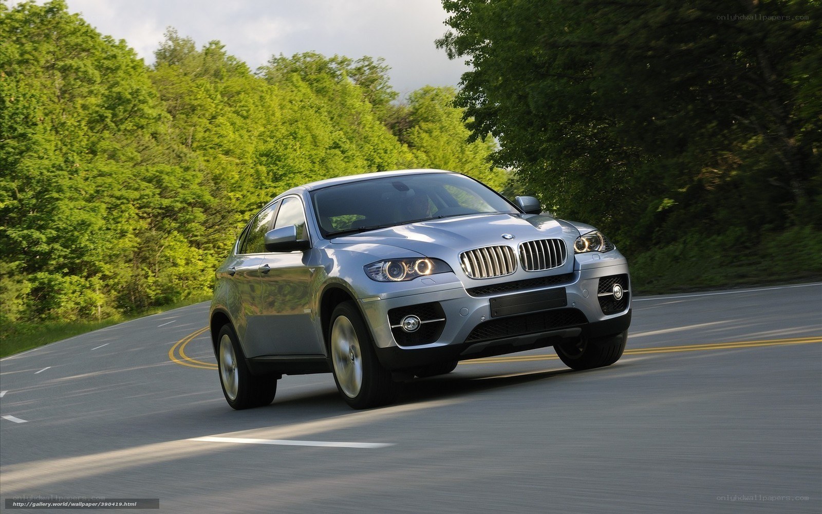 silver bmw x6 on a winding road