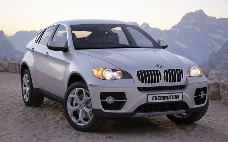 Silver BMW X6 — Serene