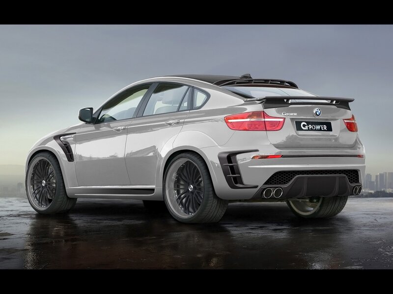 Silver BMW X6