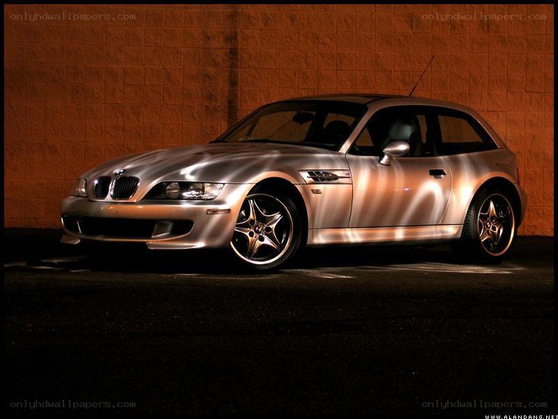 silver bmw z3 m coupe