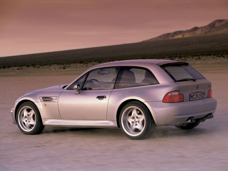 silver bmw z3 m coupe