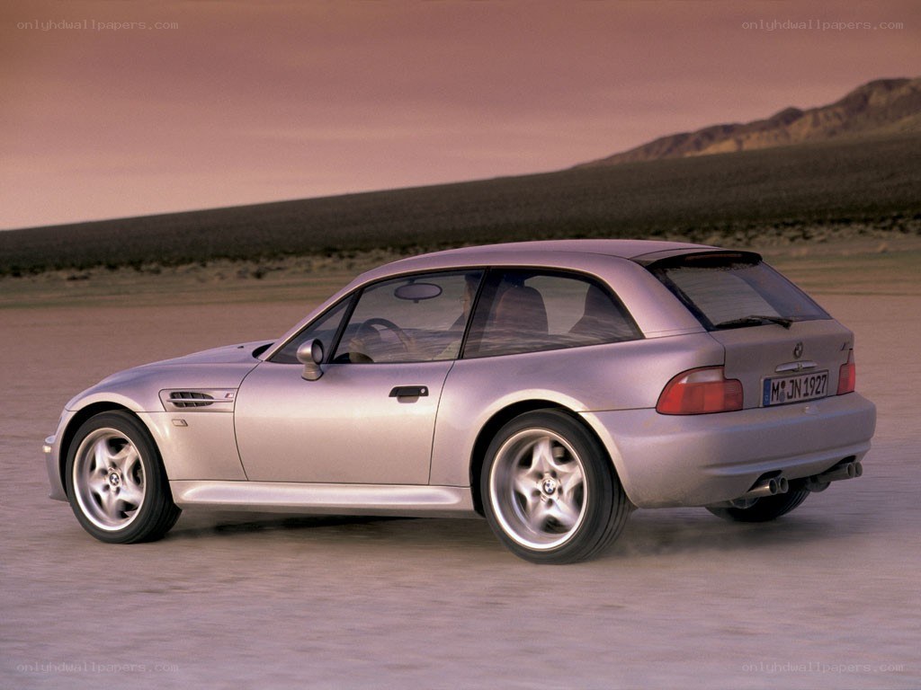 silver bmw z3 m coupe