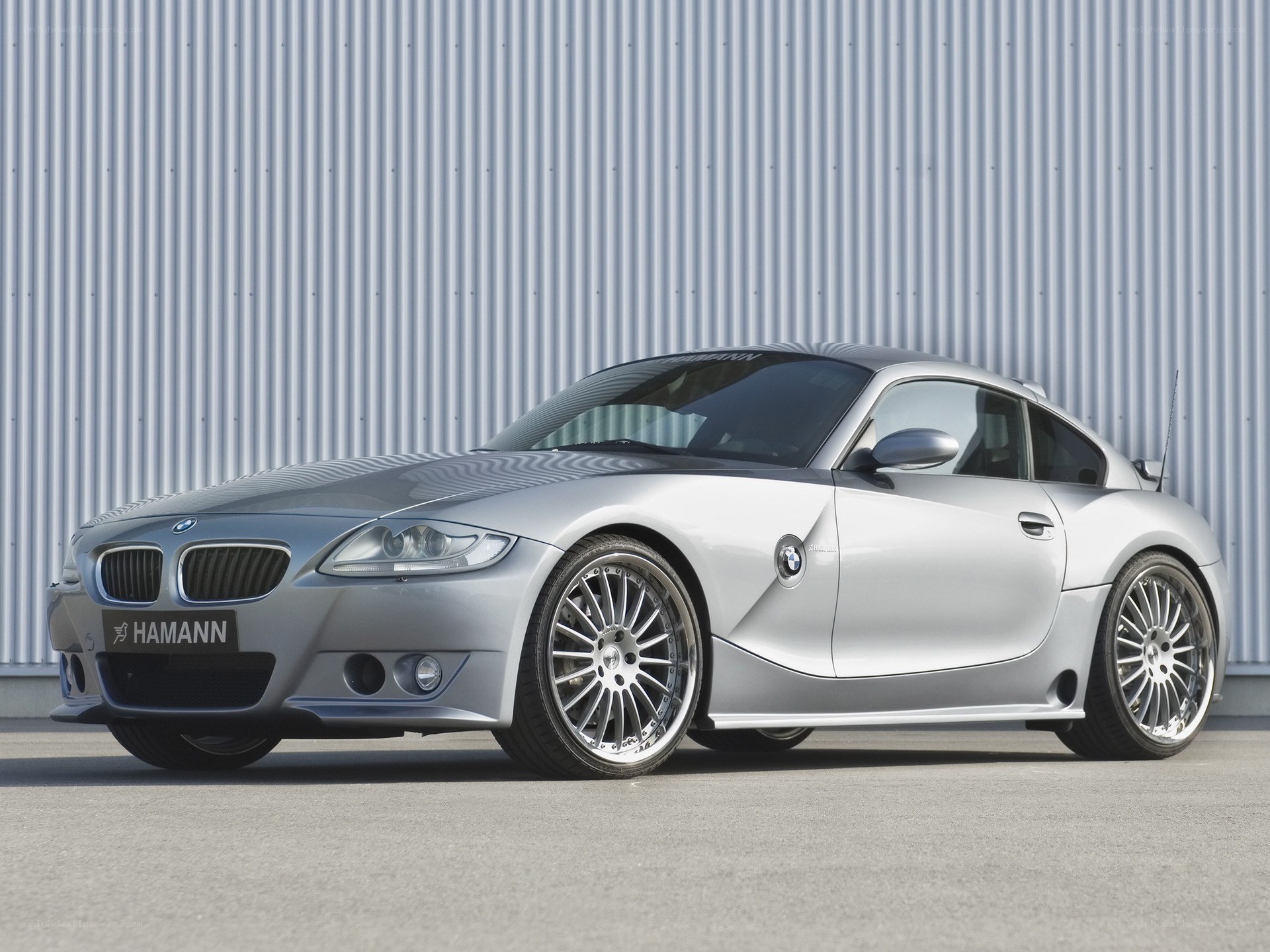 Silver BMW Z4 by Hamann