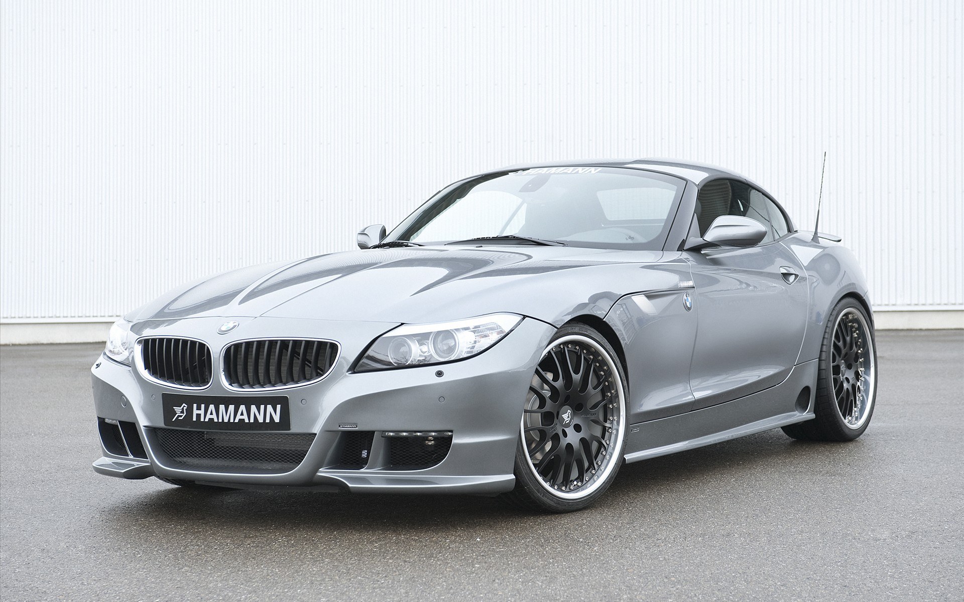 Silver BMW Z4 by Hamann
