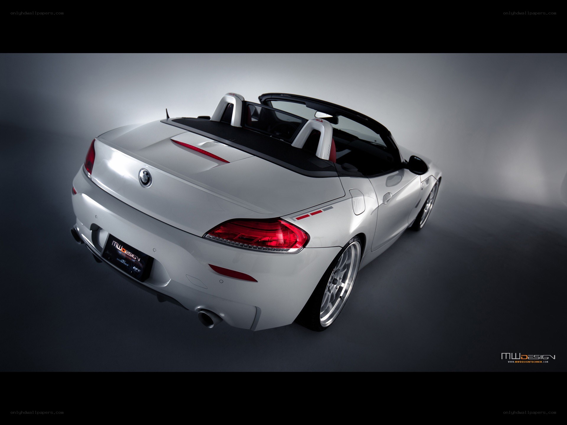 silver bmw z4 convertible