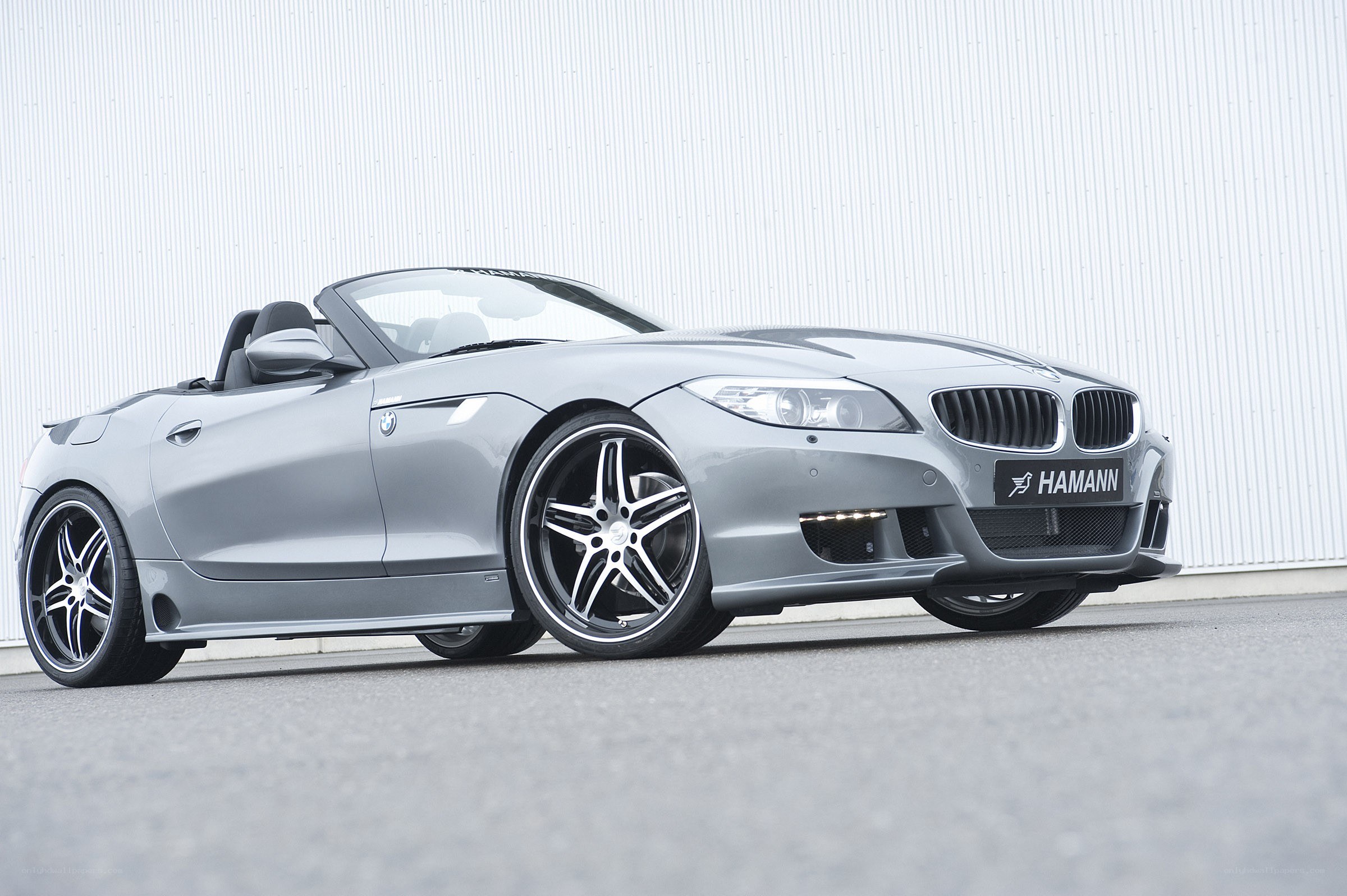 Silver BMW Z4 Convertible