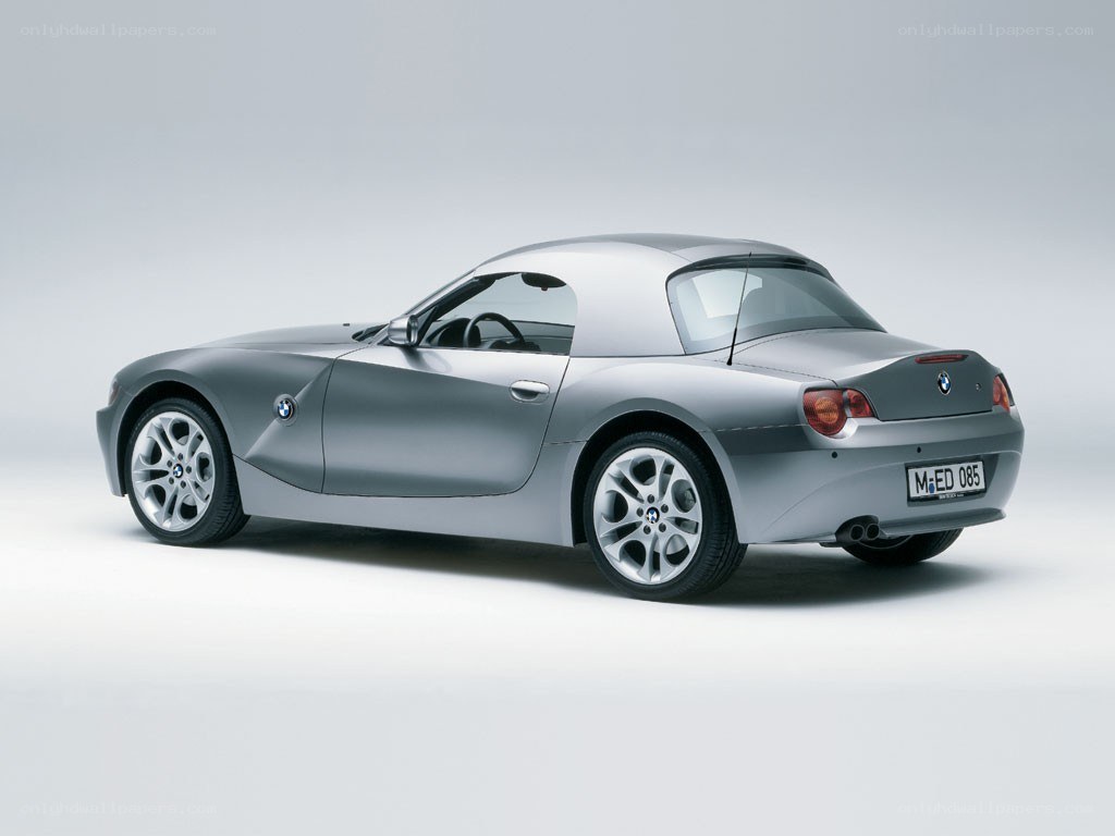 silver bmw z4 convertible