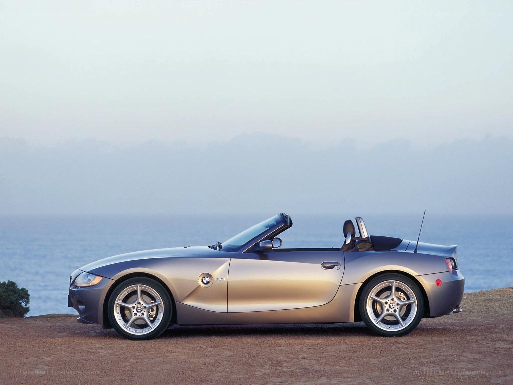 silver bmw z4 convertible
