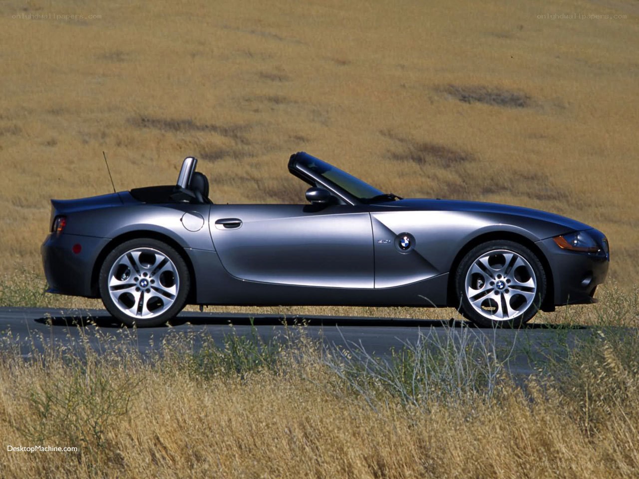 silver bmw z4 convertible