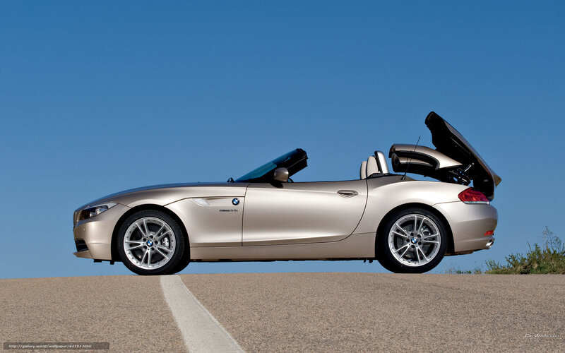 silver bmw z4 convertible