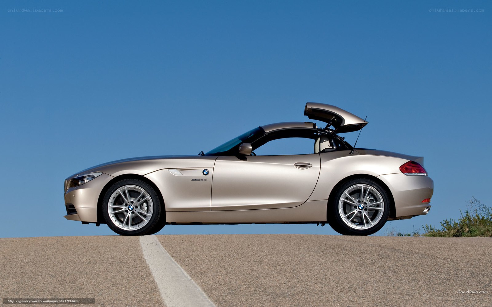 silver bmw z4 convertible