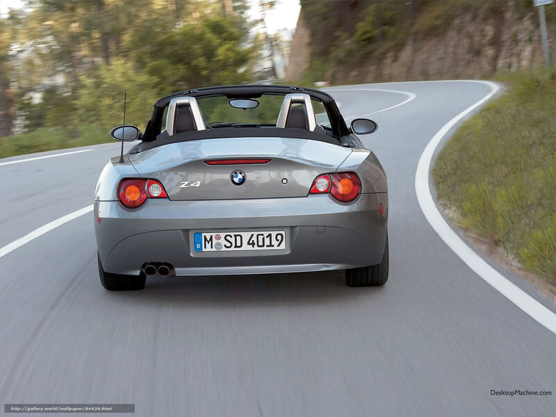 Silver BMW Z4 Convertible — Gray