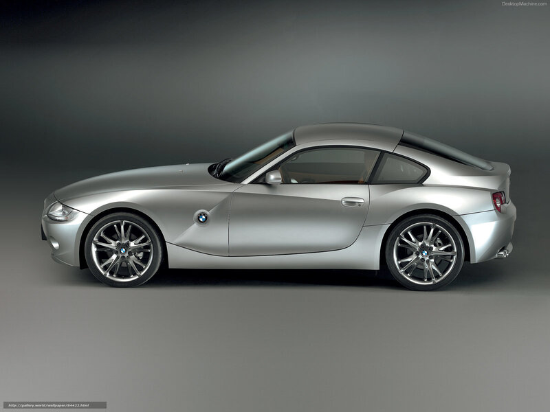 Silver BMW Z4 Coupe