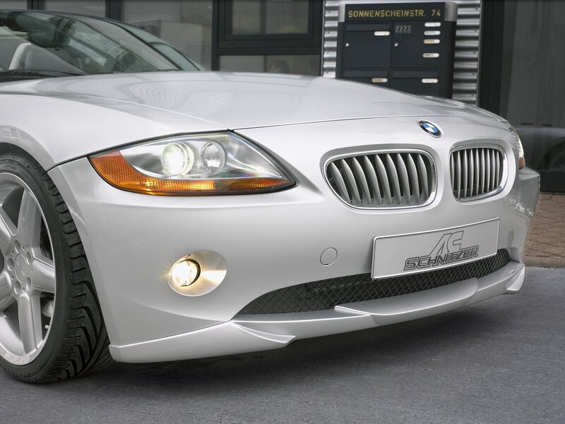 silver bmw z4 front view