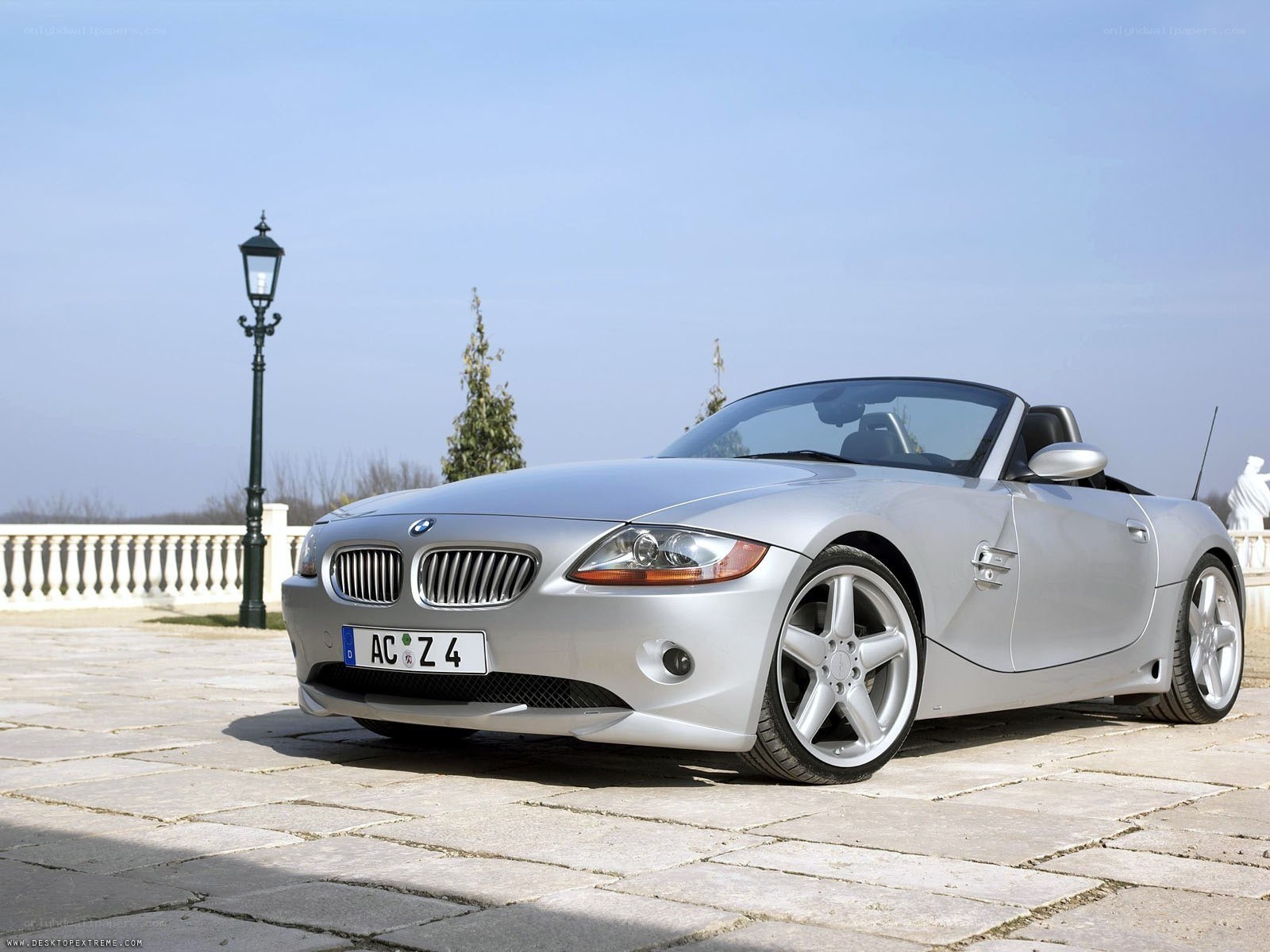Silver BMW Z4 Roadster