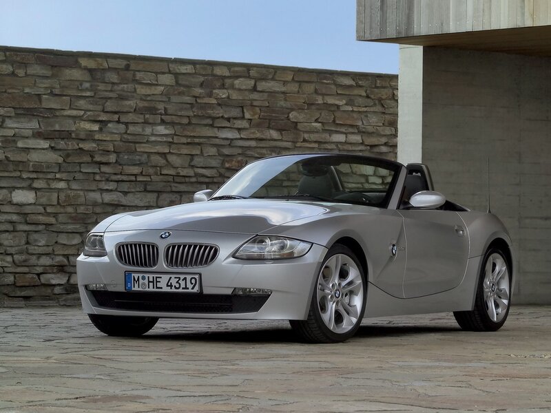 Silver BMW Z4 Roadster