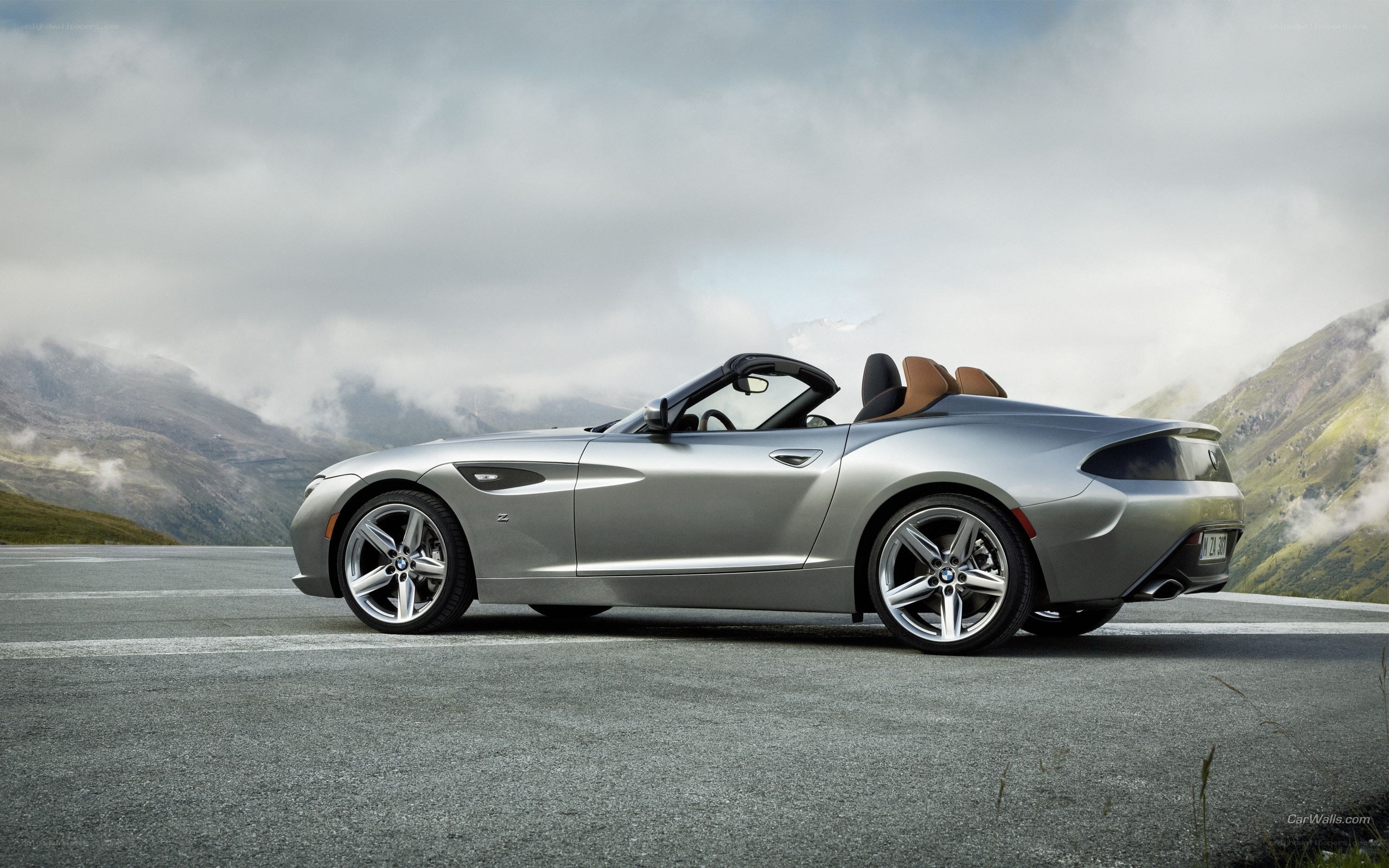 Silver BMW Z4 Roadster
