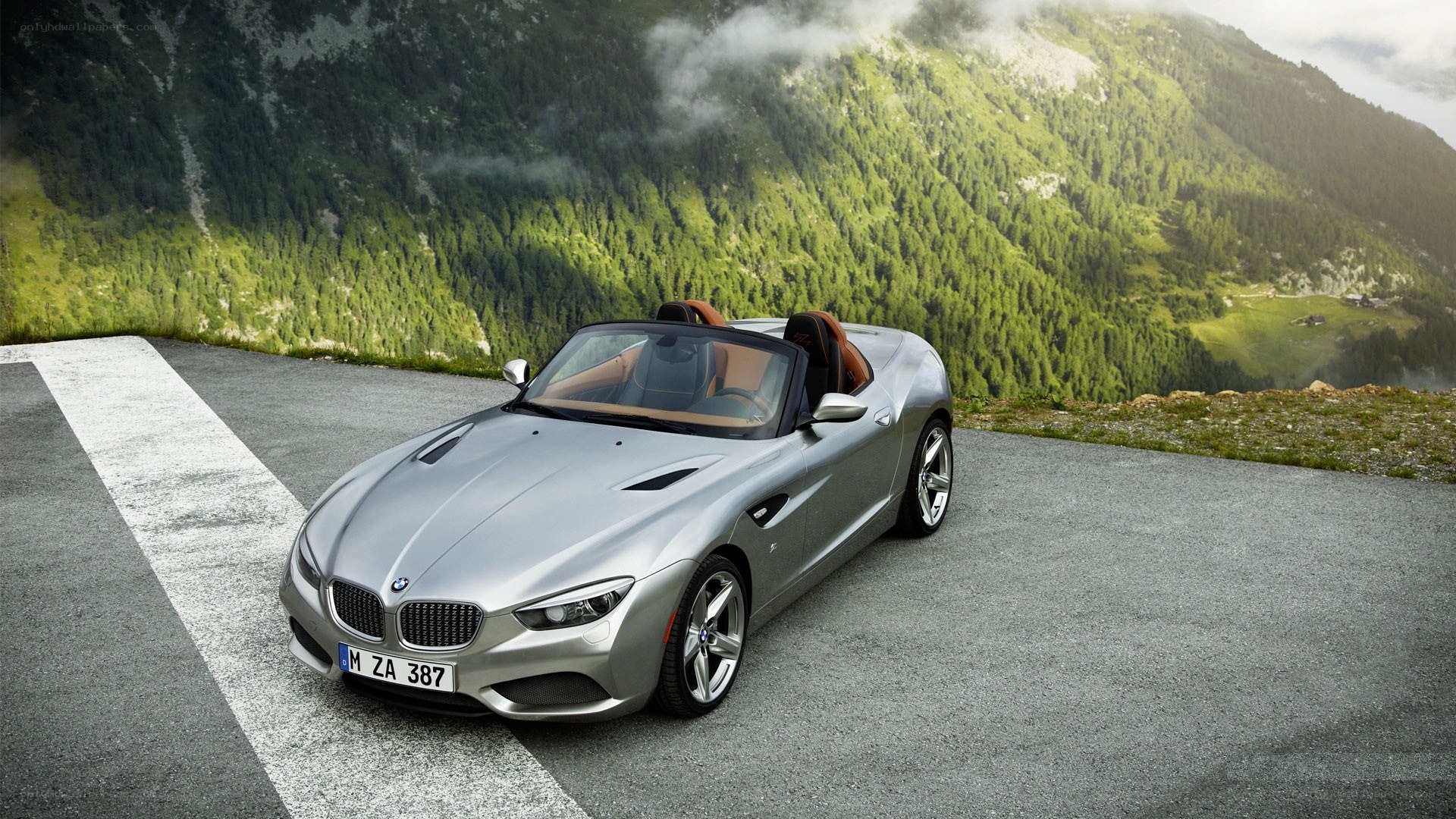 Silver BMW Z4 Roadster
