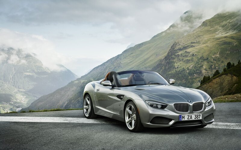 Silver BMW Z4 Roadster