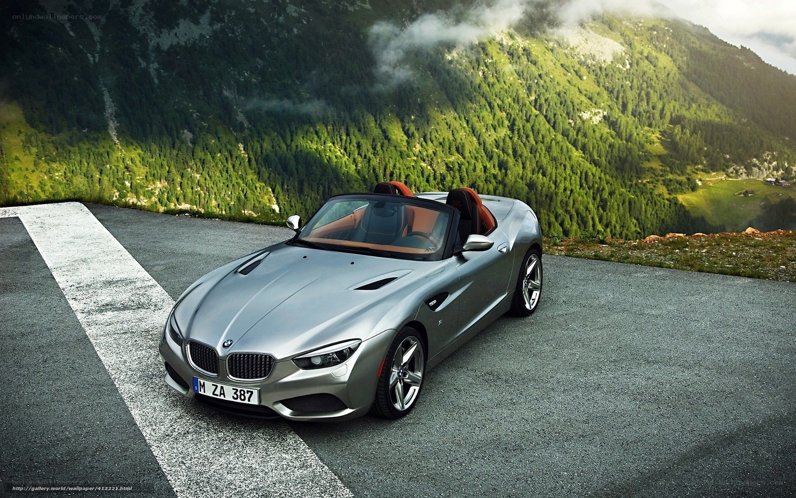 Silver BMW Z4 Roadster