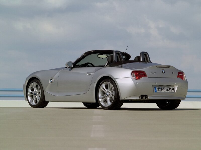 Silver BMW Z4 Roadster — Calm, Photograph, Car
