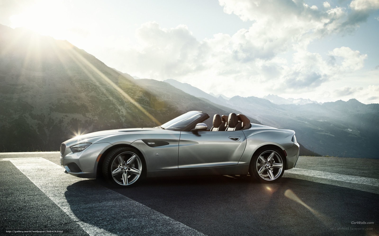 Silver BMW Z4 Roadster