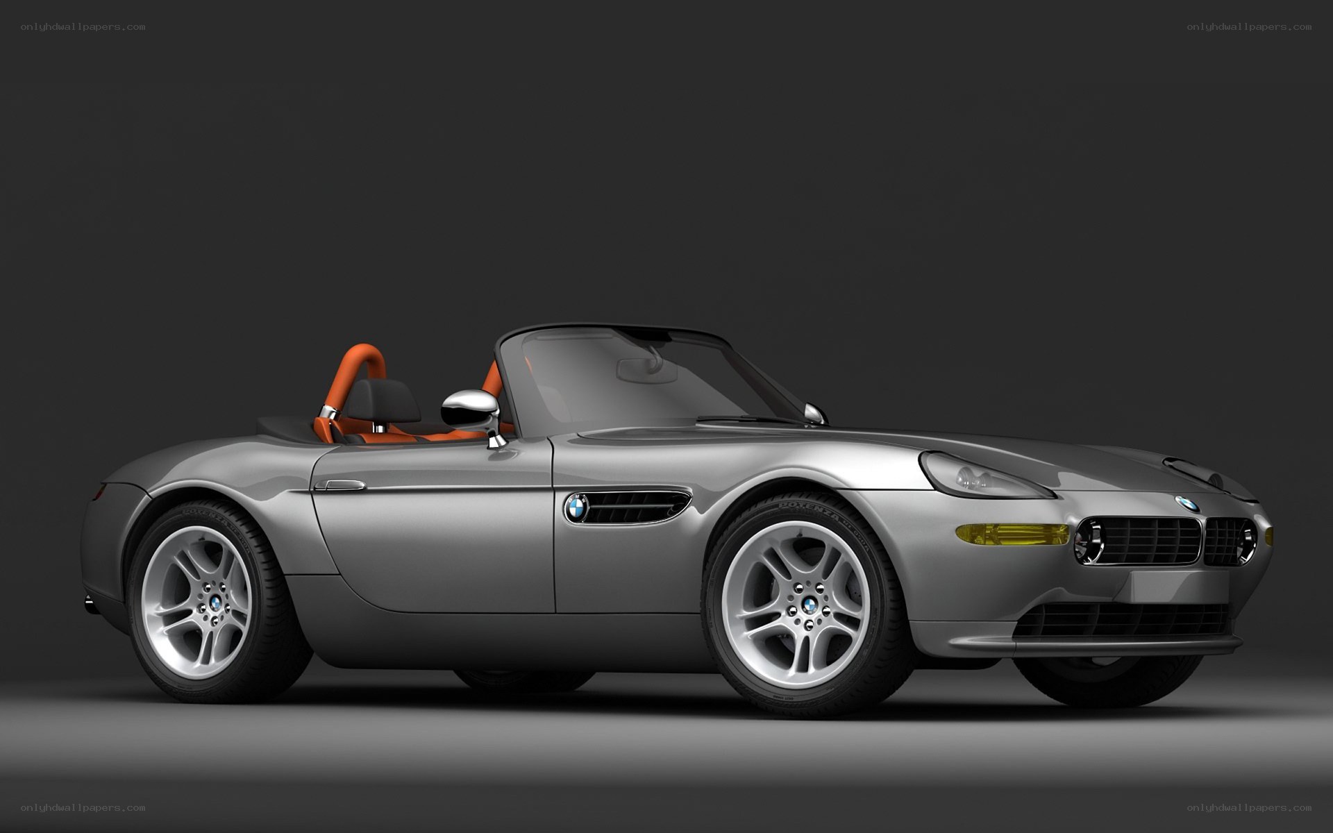 silver bmw z8 convertible