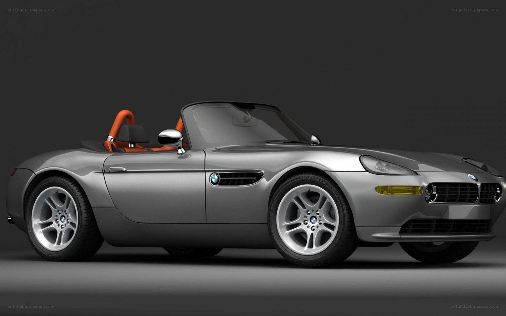 silver bmw z8 convertible