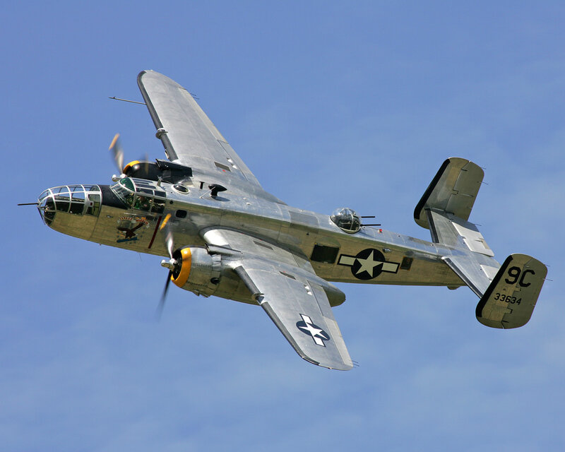 Silver Bomber Aircraft — Clear