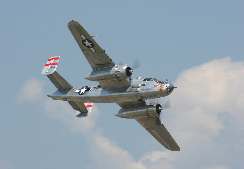 Silver Bomber Aircraft — Gray, Dynamic