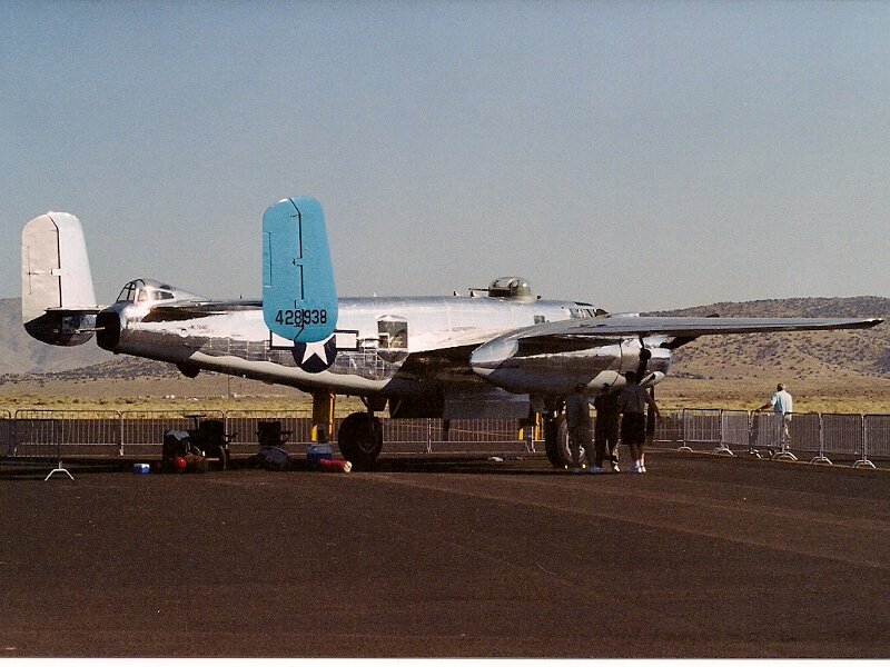 Silver Bomber Aircraft — Gray, Outdoor