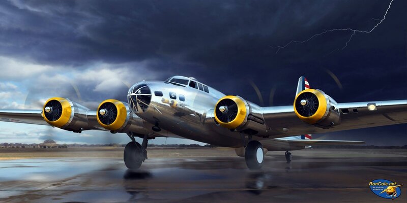 Silver Bomber Airplane — Gray