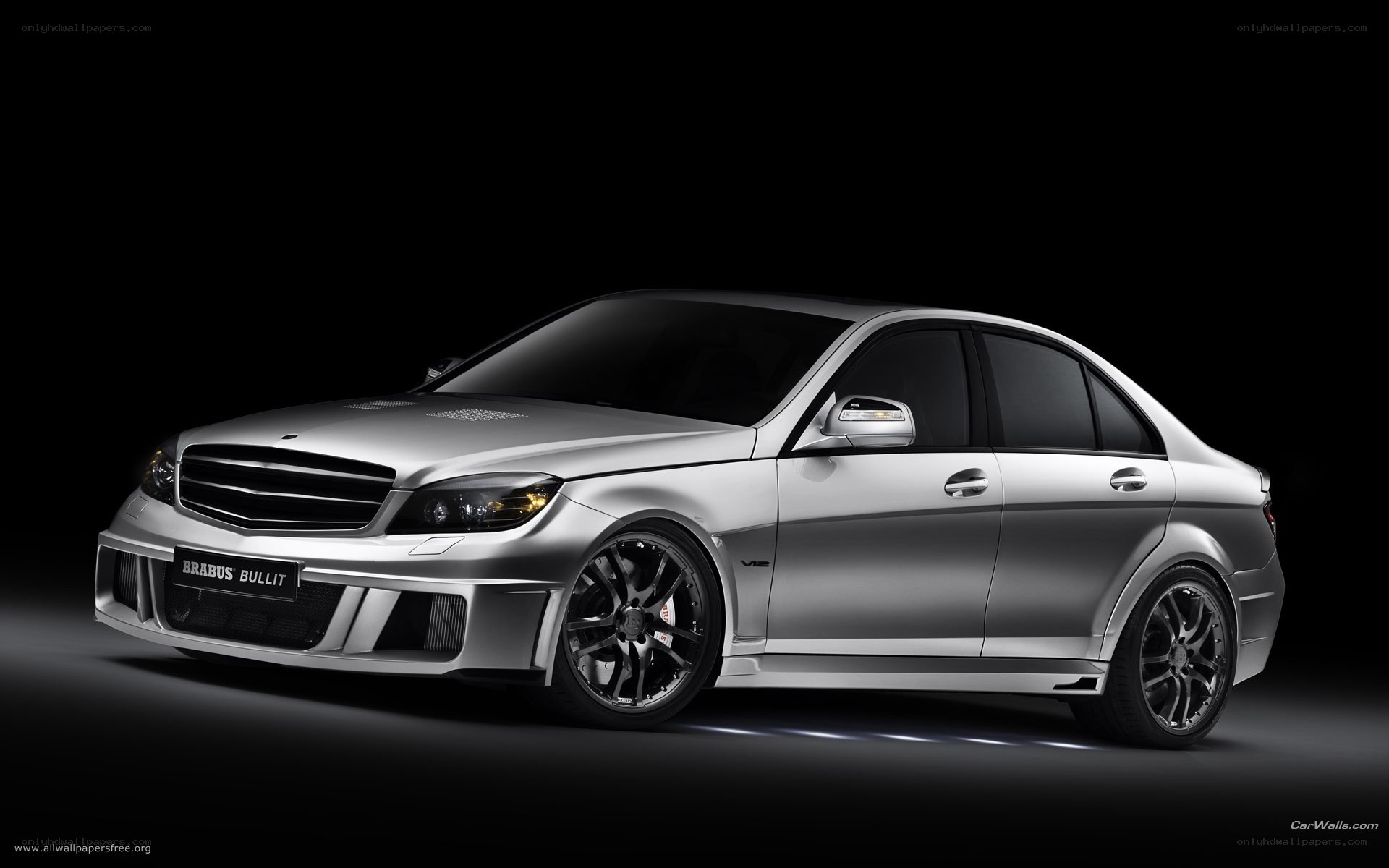 silver brabus bullit car