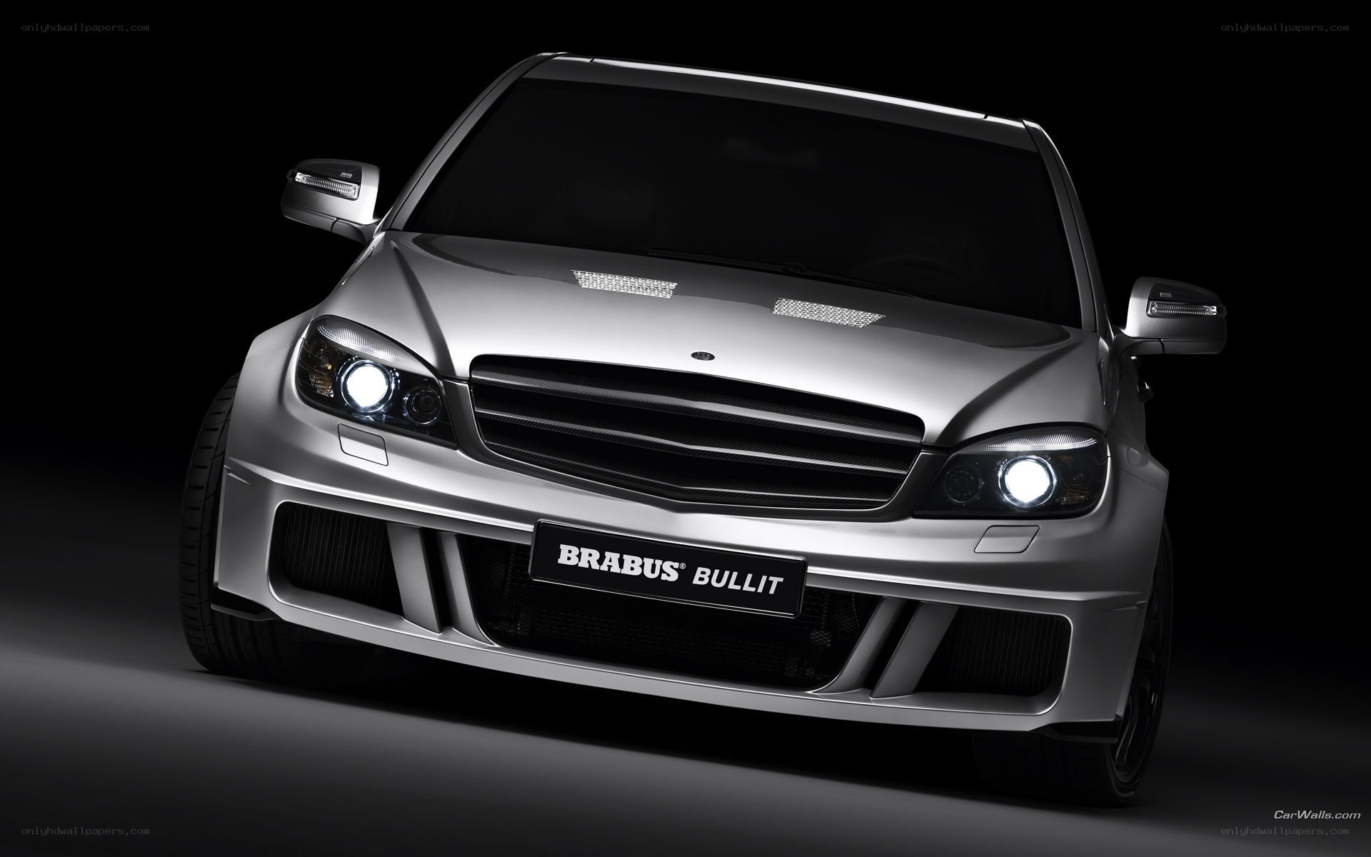 silver brabus bullit car