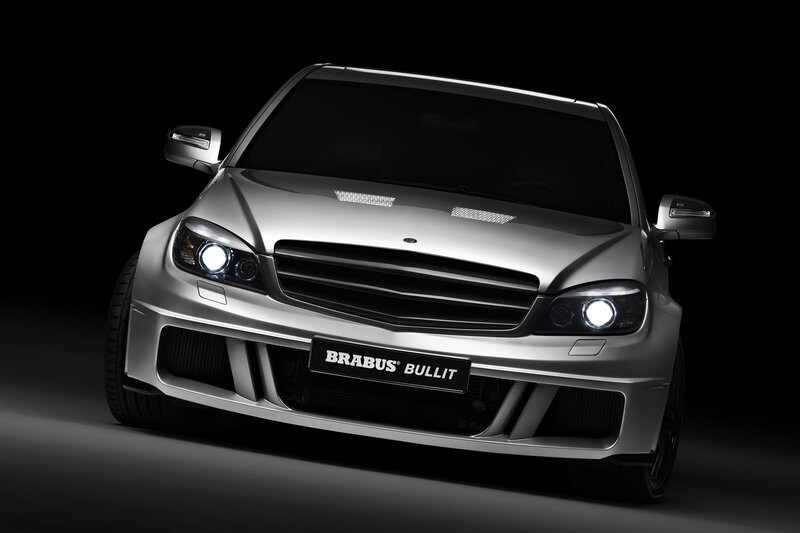 Silver Brabus Bullit Car — Dramatic, Photograph