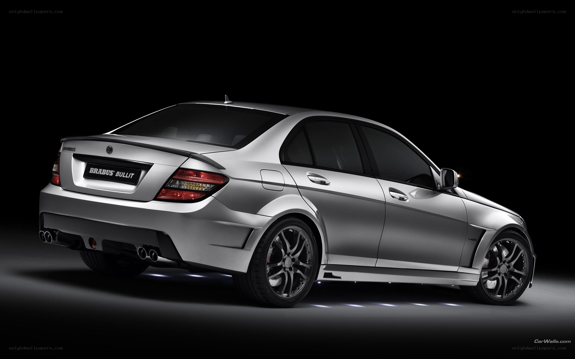 silver brabus bullit sedan