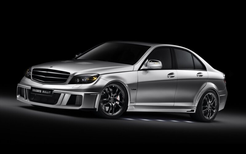 Silver Brabus Bullit sedan