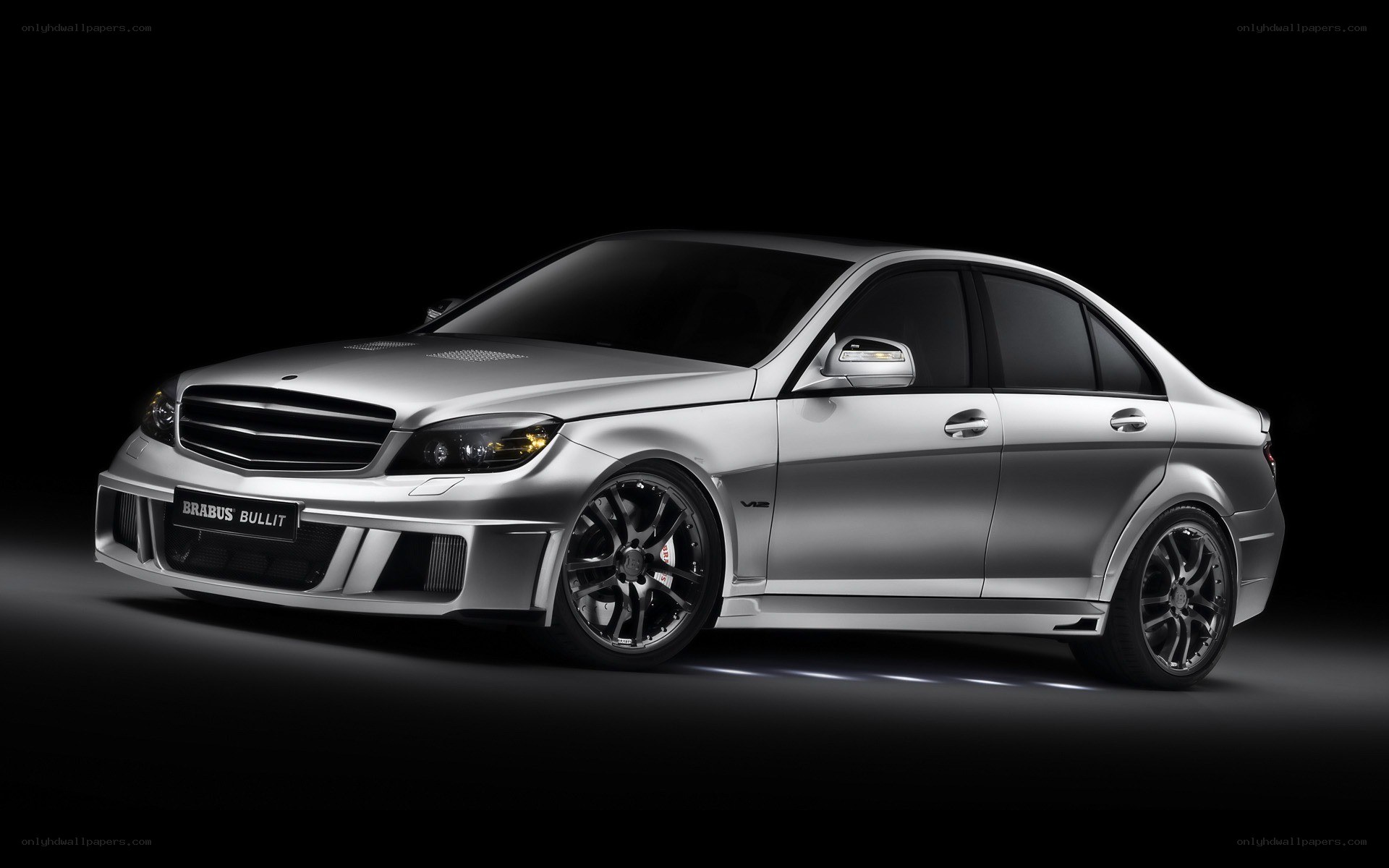 Silver Brabus Bullit sedan