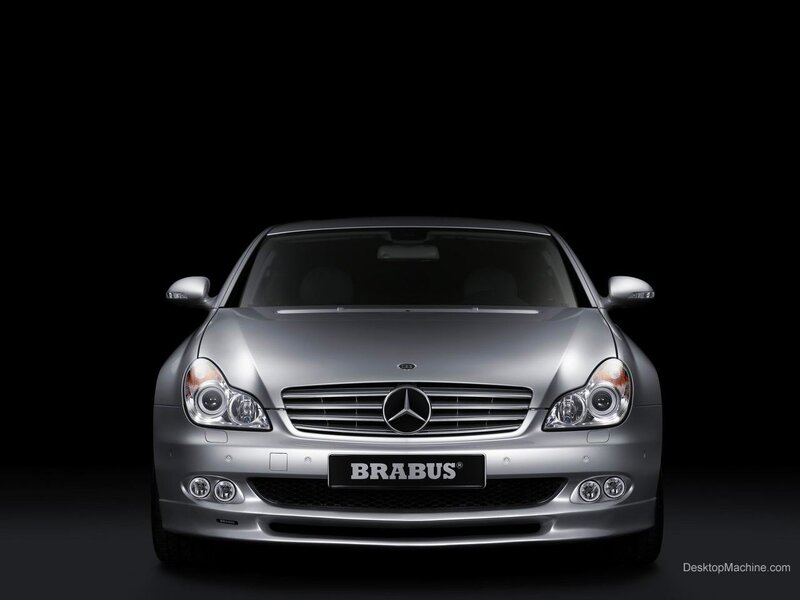 Silver Brabus Car — Dramatic, Photograph, Grille, Headlights