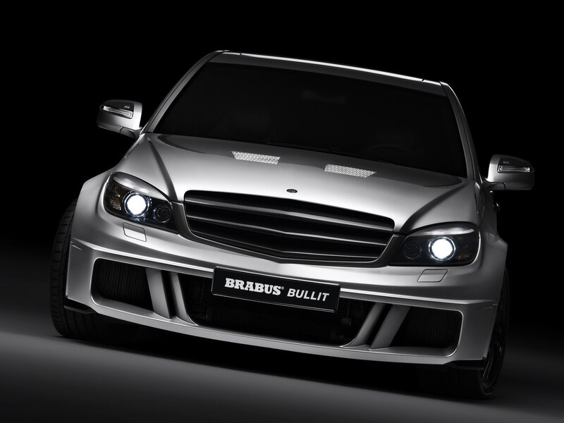 Silver Brabus Car — Dramatic