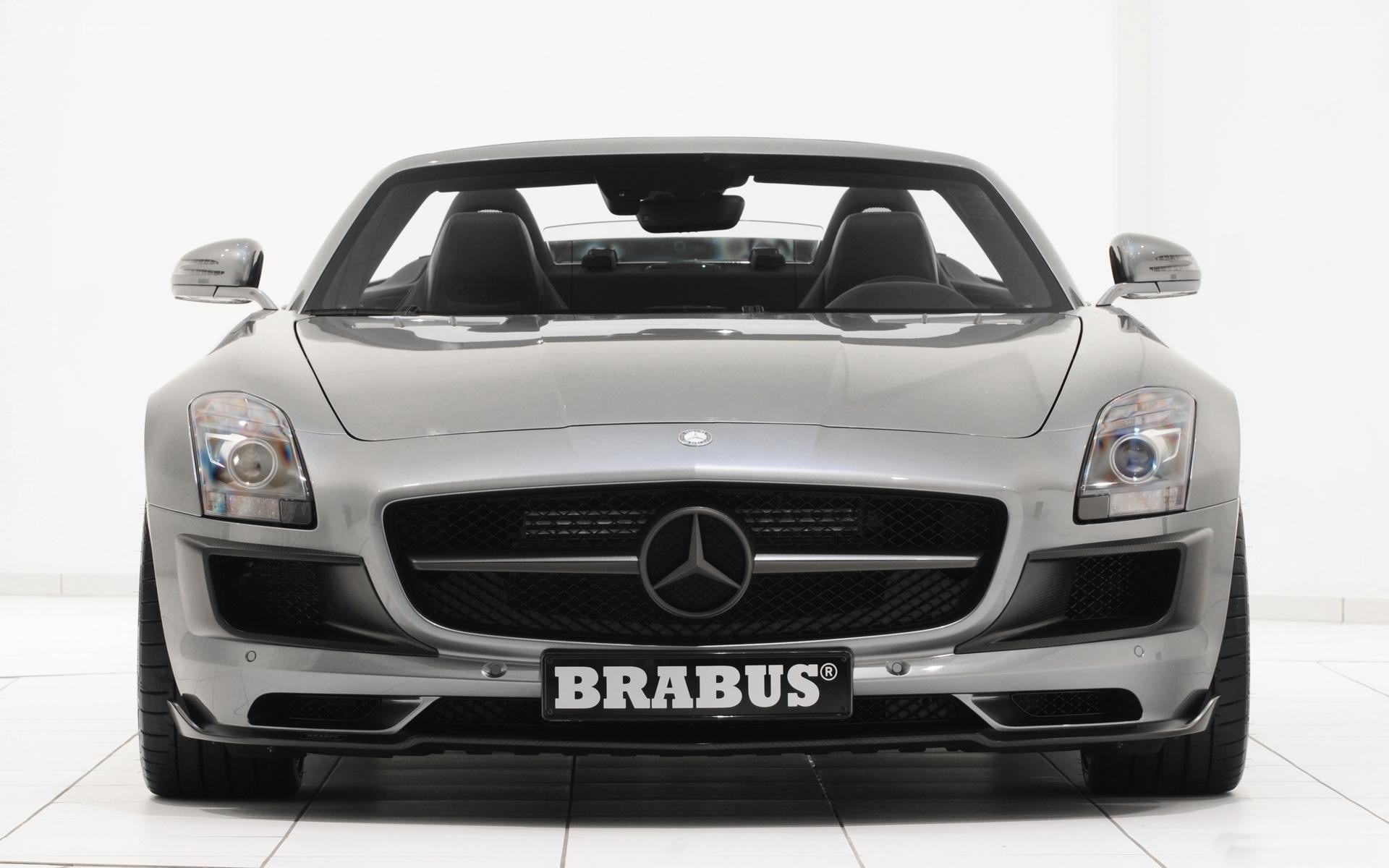Silver Brabus Mercedes-AMG SLS