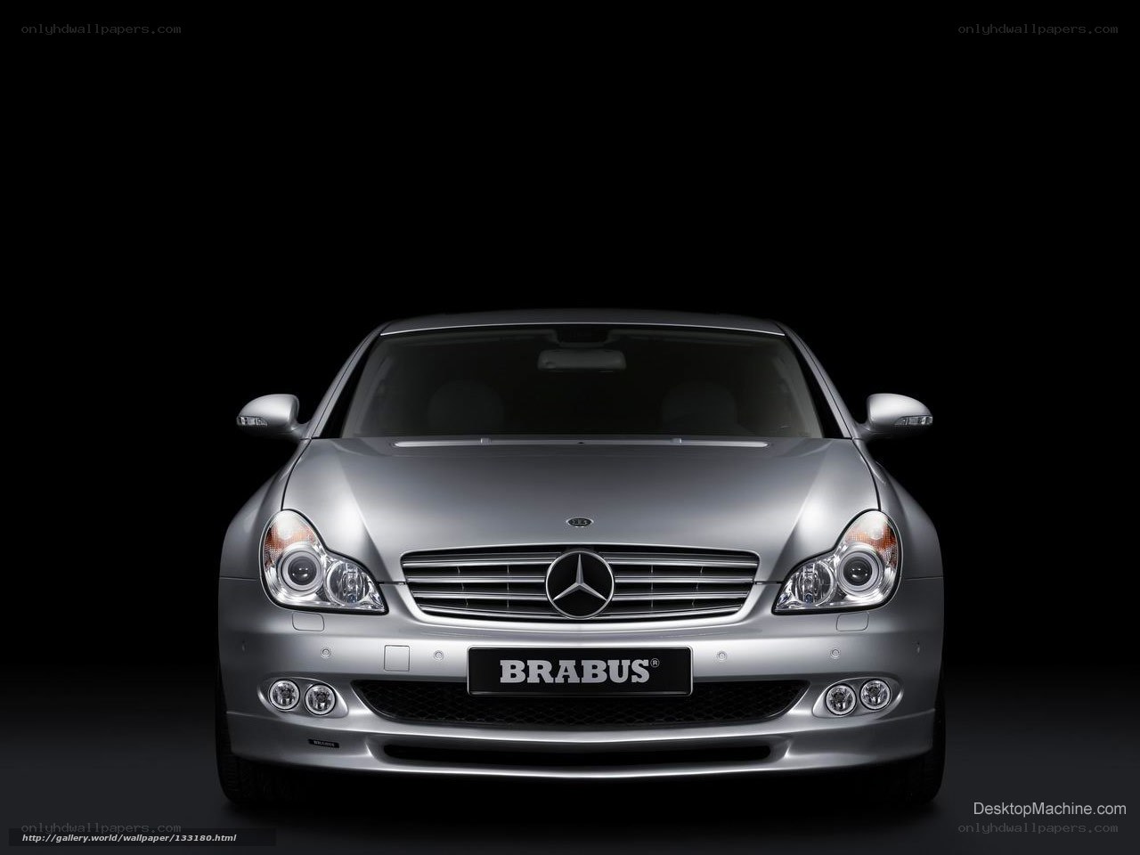 Silver Brabus Mercedes-Benz